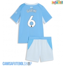 Camisa de time de futebol Manchester City Marc Guehi #6 Replicas 1º Equipamento Infantil 2026-27 Manga Curta (+ Calças curtas)